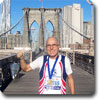 Giancarlo Sartori alla New York city Marathon 2010